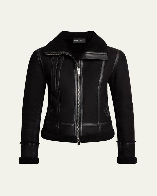 Arlo Suede Back Shearling Jacket